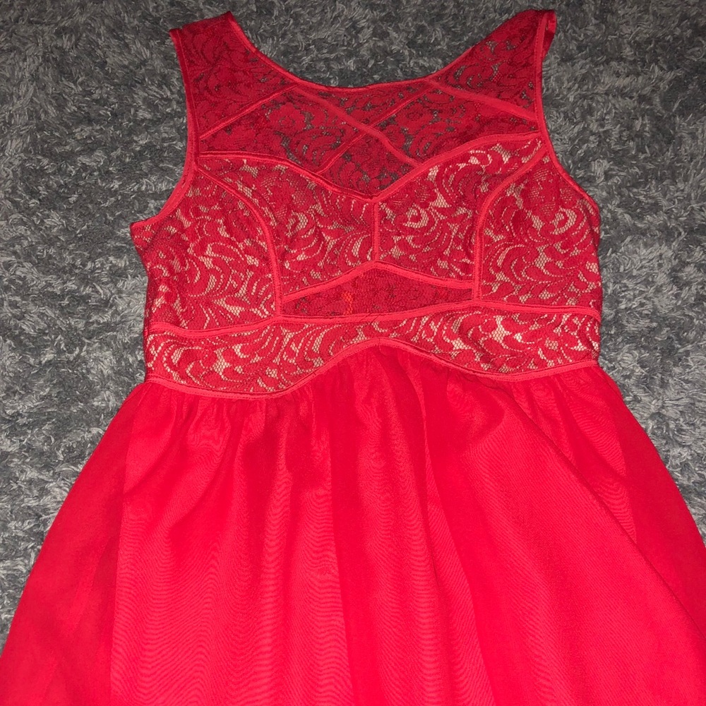 NWOT Red lace Cocktail dress